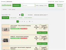 Tablet Screenshot of antik-regiseg.zsibvasar.hu