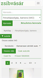 Mobile Screenshot of fenykepezogep-kamera.zsibvasar.hu
