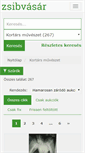 Mobile Screenshot of kortars-muveszet.zsibvasar.hu
