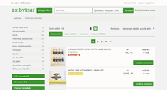 Desktop Screenshot of epitkezes.zsibvasar.hu
